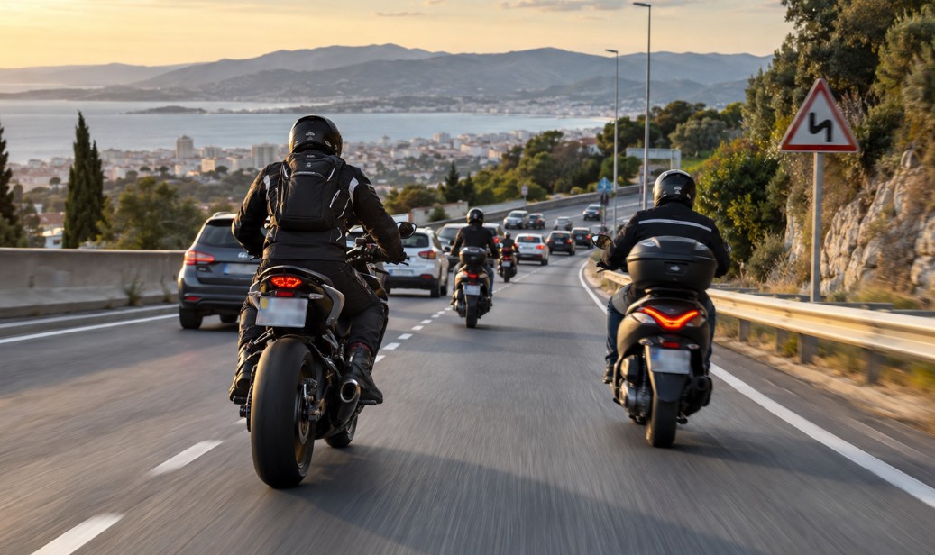 accidents circulation deux roues moto